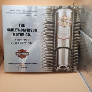 Harley-Davidson Archive Collection Hardcover Book - Silver/White